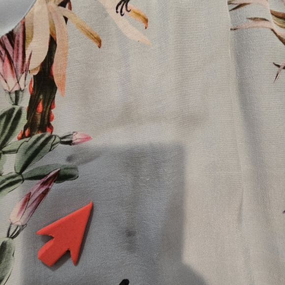 AllSaints Essey Senja Dress Viscose Shift V-neck  Sleeveless Size 2 - Picture 6 of 13